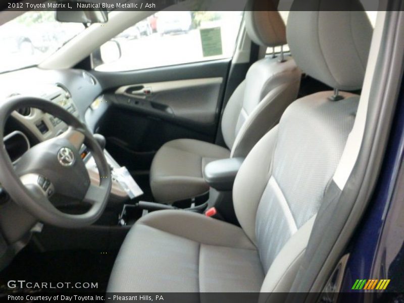 Nautical Blue Metallic / Ash 2012 Toyota Matrix L