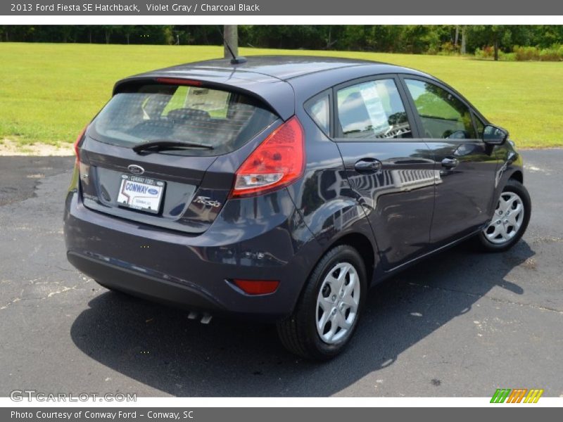 Violet Gray / Charcoal Black 2013 Ford Fiesta SE Hatchback