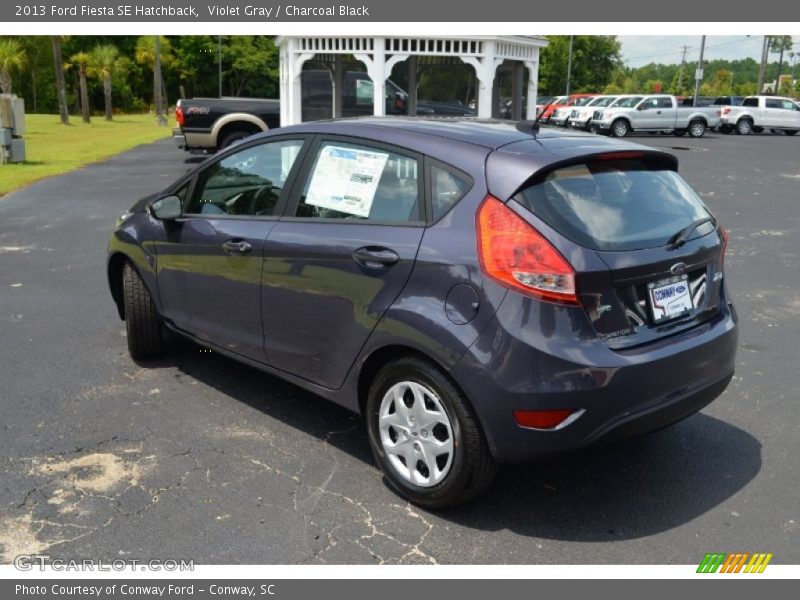 Violet Gray / Charcoal Black 2013 Ford Fiesta SE Hatchback