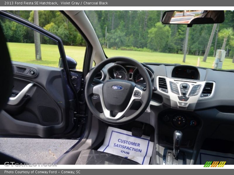 Violet Gray / Charcoal Black 2013 Ford Fiesta SE Hatchback