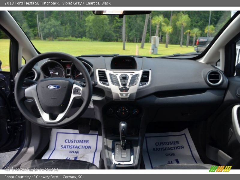 Dashboard of 2013 Fiesta SE Hatchback