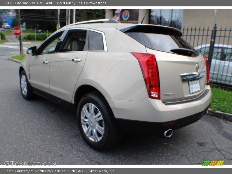 Gold Mist / Shale/Brownstone 2010 Cadillac SRX 4 V6 AWD