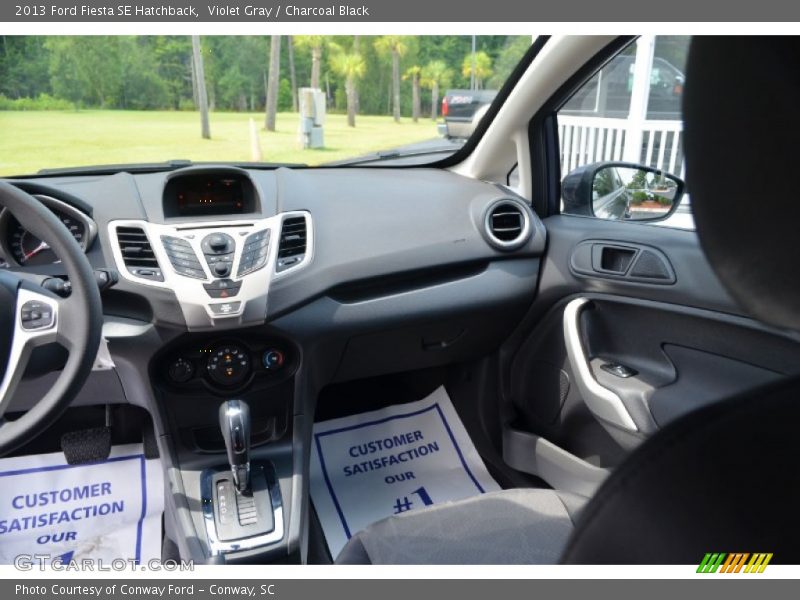 Violet Gray / Charcoal Black 2013 Ford Fiesta SE Hatchback