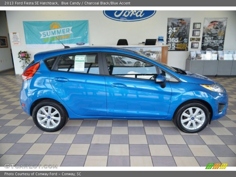  2013 Fiesta SE Hatchback Blue Candy