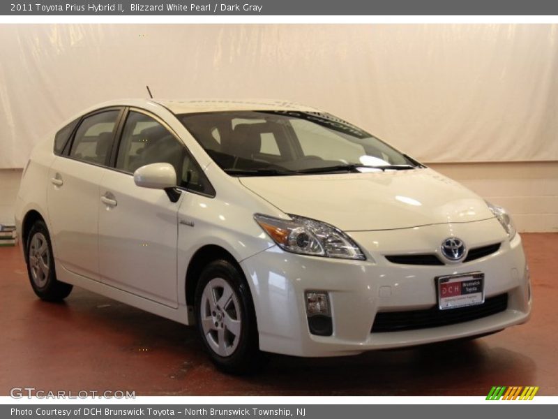 Blizzard White Pearl / Dark Gray 2011 Toyota Prius Hybrid II