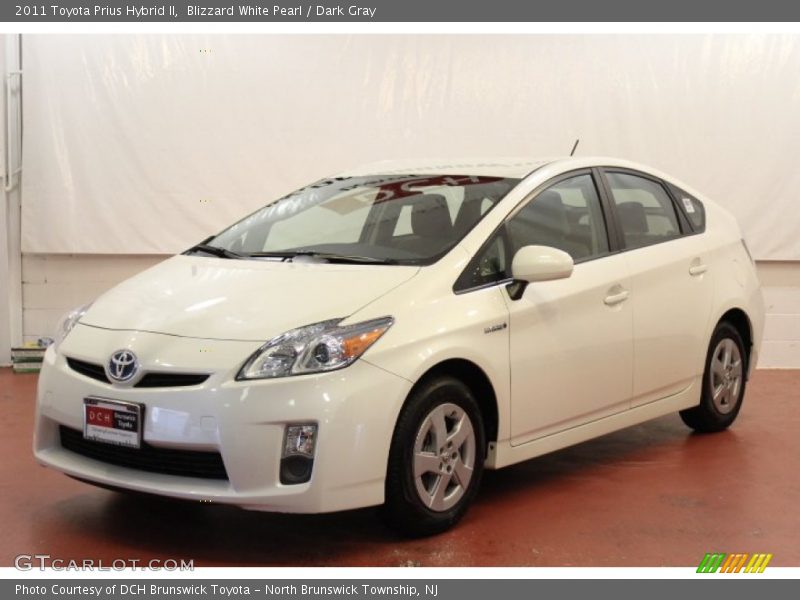 Blizzard White Pearl / Dark Gray 2011 Toyota Prius Hybrid II