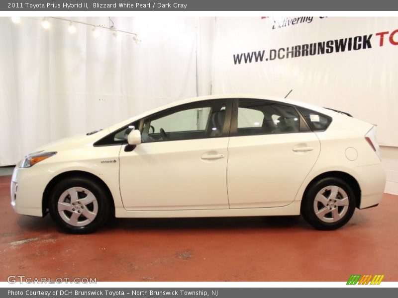 Blizzard White Pearl / Dark Gray 2011 Toyota Prius Hybrid II