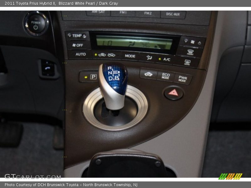 Blizzard White Pearl / Dark Gray 2011 Toyota Prius Hybrid II