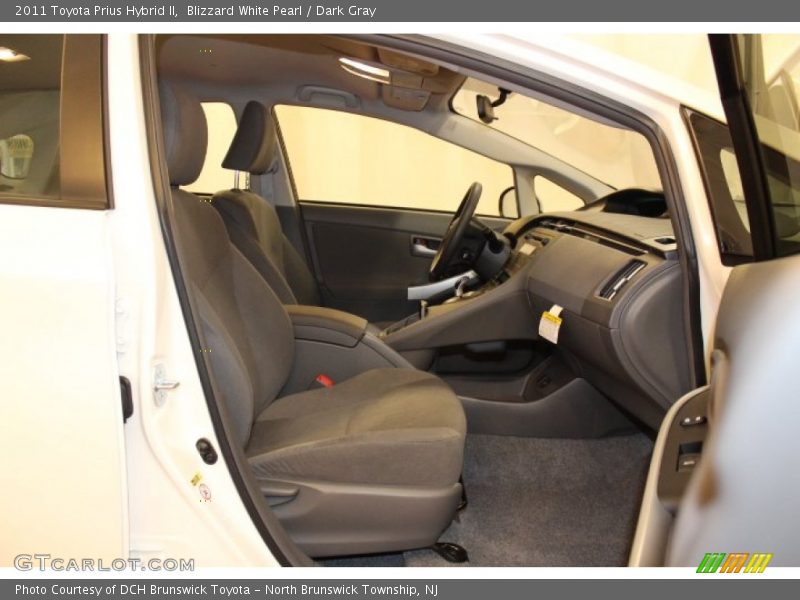 Blizzard White Pearl / Dark Gray 2011 Toyota Prius Hybrid II