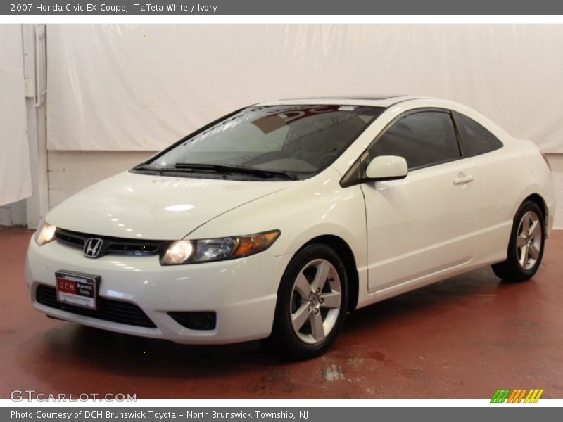 Taffeta White / Ivory 2007 Honda Civic EX Coupe