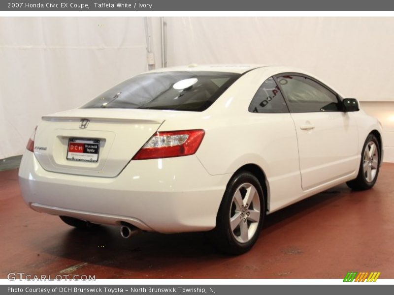Taffeta White / Ivory 2007 Honda Civic EX Coupe