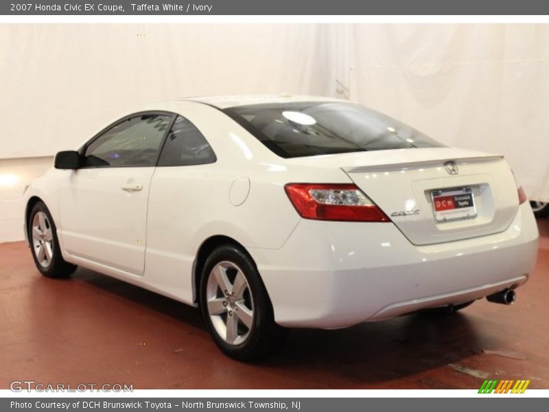 Taffeta White / Ivory 2007 Honda Civic EX Coupe