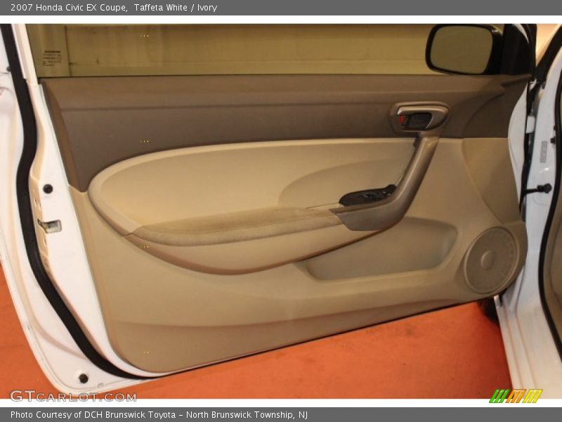 Taffeta White / Ivory 2007 Honda Civic EX Coupe