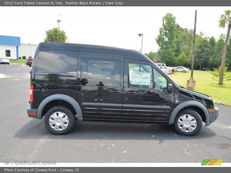 Panther Black Metallic / Dark Grey 2012 Ford Transit Connect XL Van