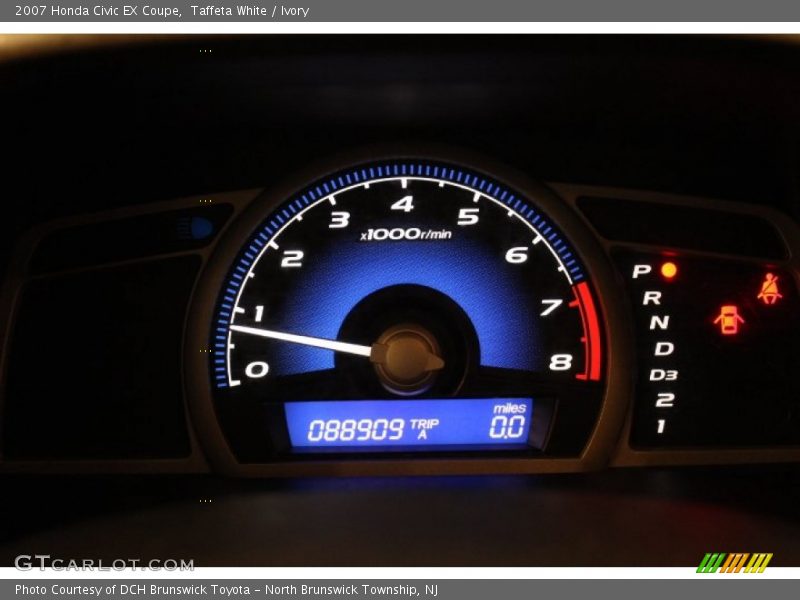 Taffeta White / Ivory 2007 Honda Civic EX Coupe