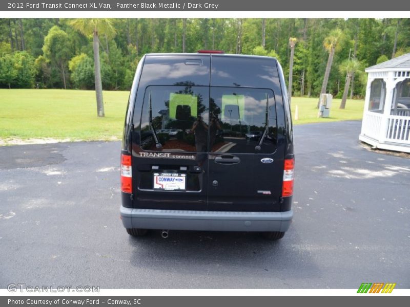 Panther Black Metallic / Dark Grey 2012 Ford Transit Connect XL Van