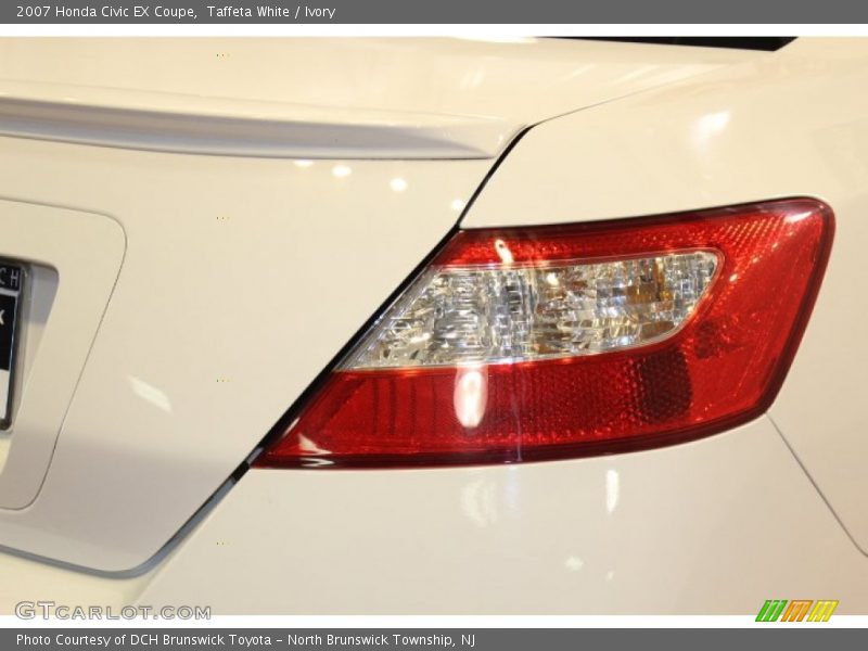 Taffeta White / Ivory 2007 Honda Civic EX Coupe