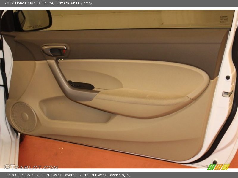 Taffeta White / Ivory 2007 Honda Civic EX Coupe