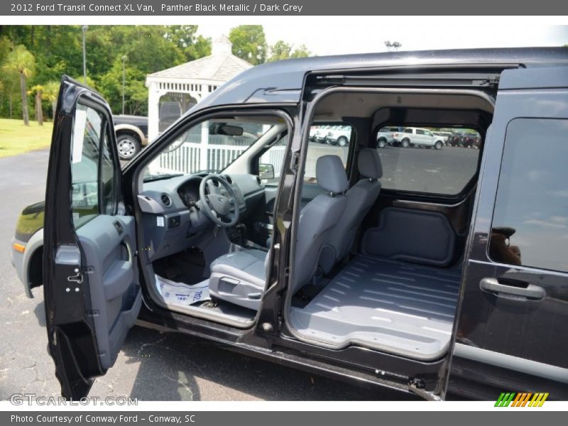 Panther Black Metallic / Dark Grey 2012 Ford Transit Connect XL Van