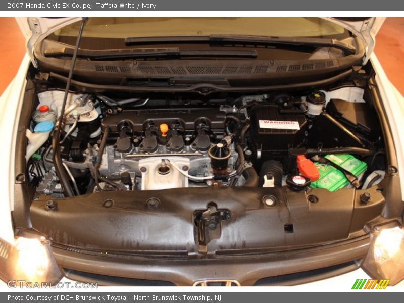 Taffeta White / Ivory 2007 Honda Civic EX Coupe