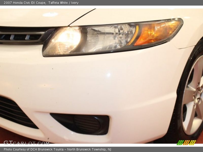 Taffeta White / Ivory 2007 Honda Civic EX Coupe