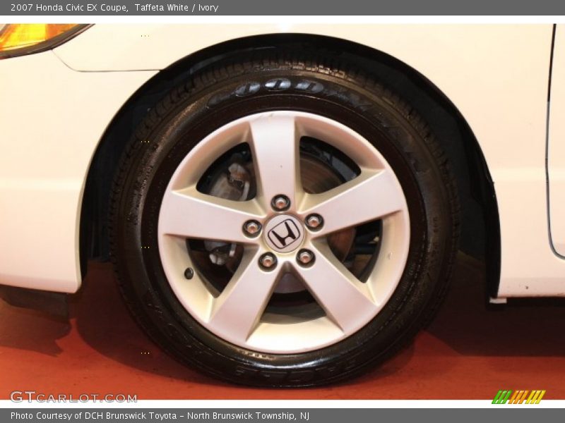 Taffeta White / Ivory 2007 Honda Civic EX Coupe