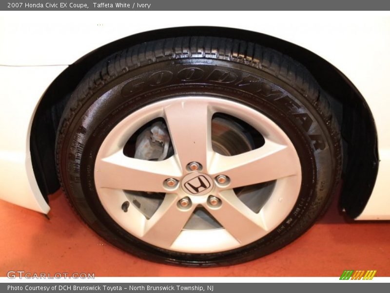 Taffeta White / Ivory 2007 Honda Civic EX Coupe