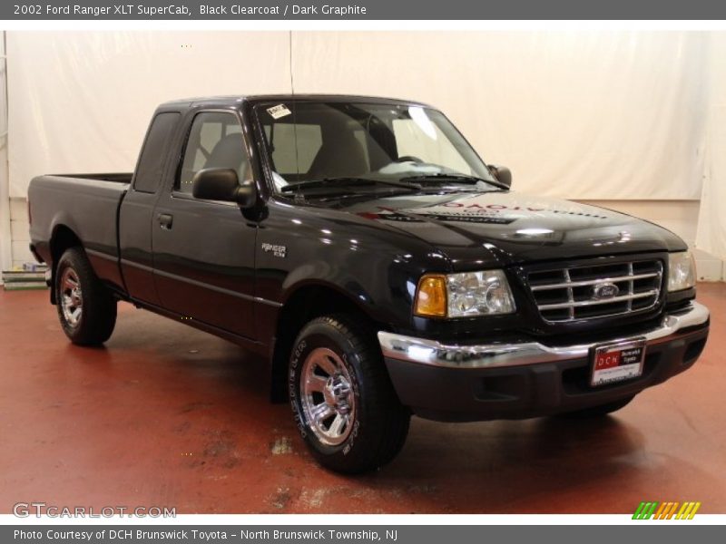 Black Clearcoat / Dark Graphite 2002 Ford Ranger XLT SuperCab