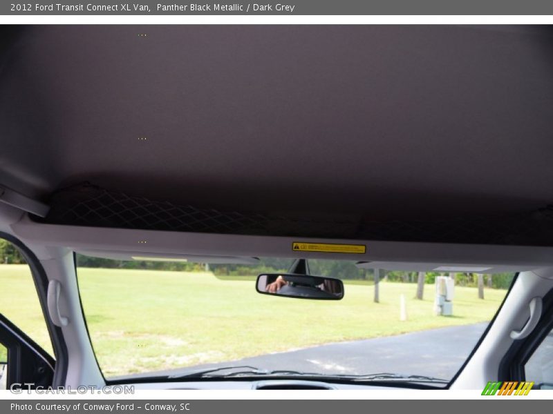 Panther Black Metallic / Dark Grey 2012 Ford Transit Connect XL Van