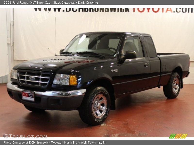Black Clearcoat / Dark Graphite 2002 Ford Ranger XLT SuperCab
