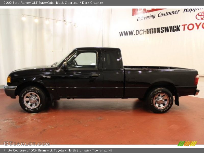 Black Clearcoat / Dark Graphite 2002 Ford Ranger XLT SuperCab