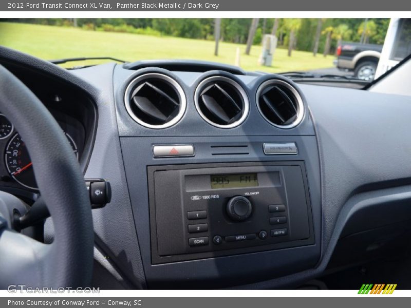 Panther Black Metallic / Dark Grey 2012 Ford Transit Connect XL Van