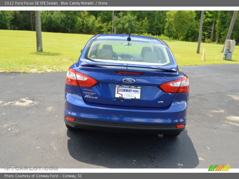Blue Candy Metallic / Stone 2012 Ford Focus SE SFE Sedan