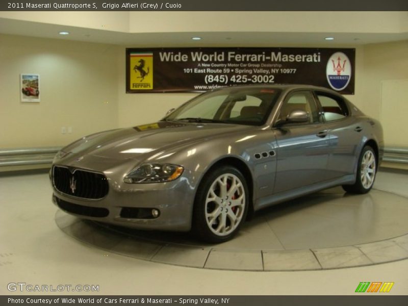 Grigio Alfieri (Grey) / Cuoio 2011 Maserati Quattroporte S