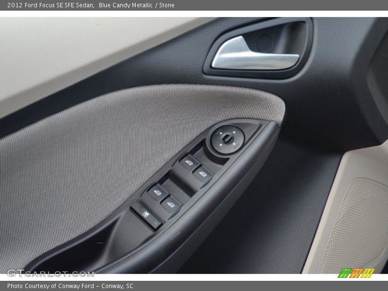 Blue Candy Metallic / Stone 2012 Ford Focus SE SFE Sedan