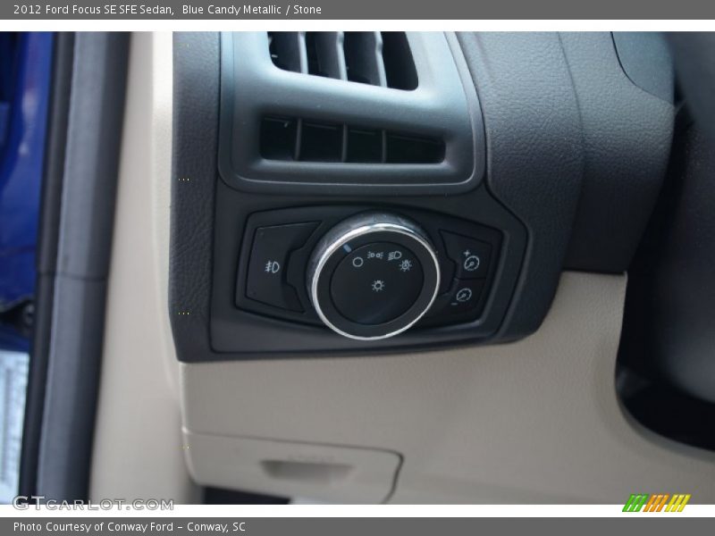 Blue Candy Metallic / Stone 2012 Ford Focus SE SFE Sedan
