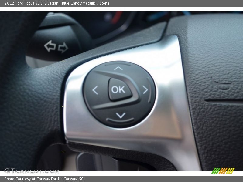 Blue Candy Metallic / Stone 2012 Ford Focus SE SFE Sedan