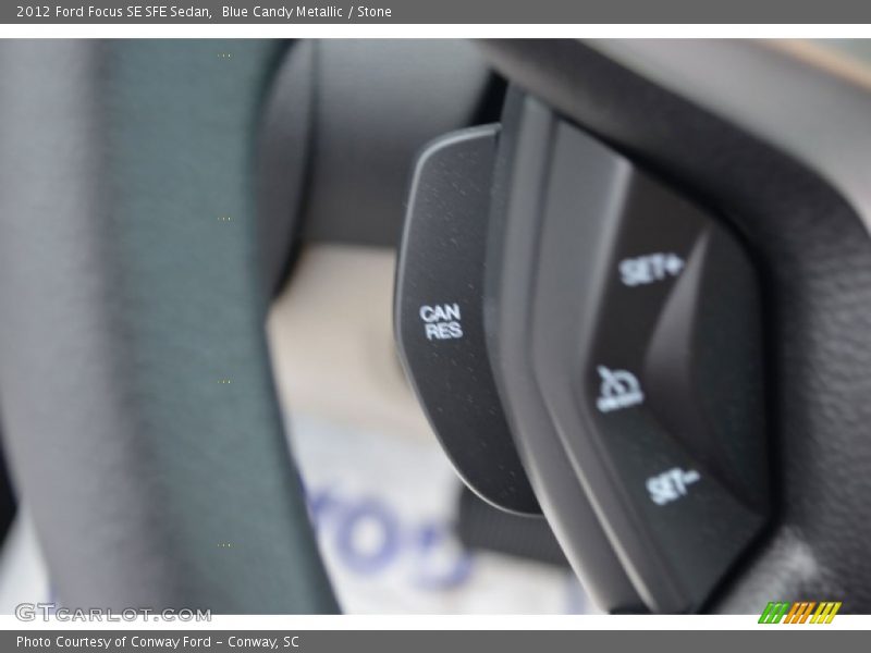 Blue Candy Metallic / Stone 2012 Ford Focus SE SFE Sedan