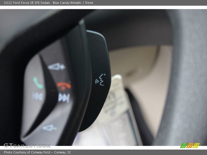 Blue Candy Metallic / Stone 2012 Ford Focus SE SFE Sedan