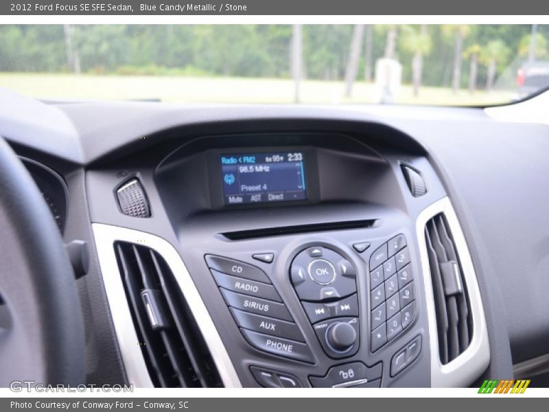 Blue Candy Metallic / Stone 2012 Ford Focus SE SFE Sedan