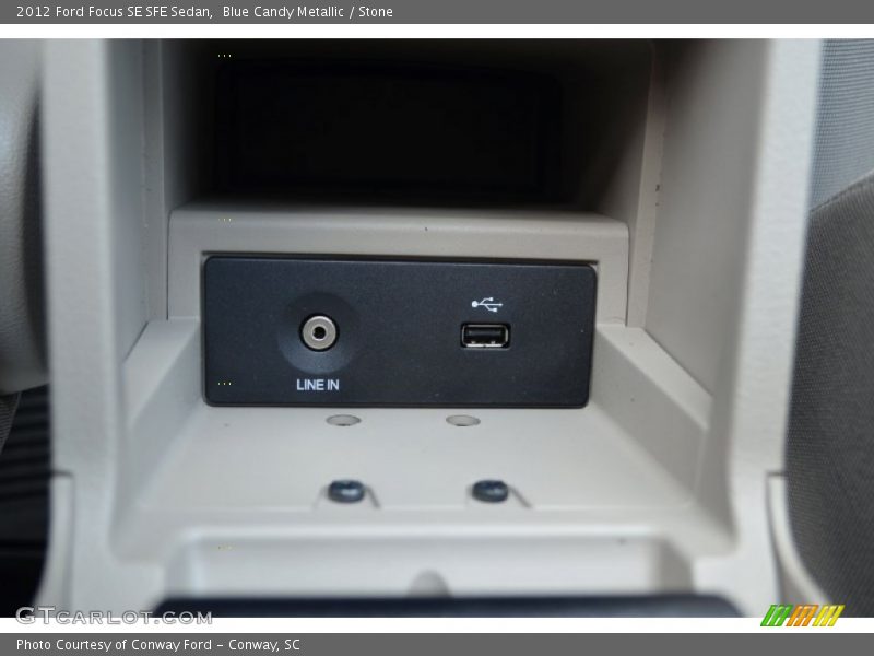 Blue Candy Metallic / Stone 2012 Ford Focus SE SFE Sedan