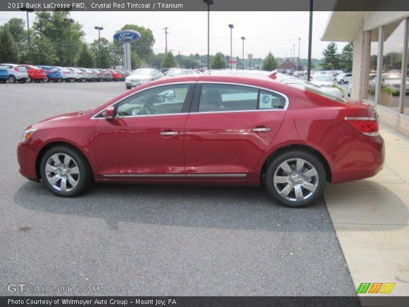 Crystal Red Tintcoat / Titanium 2013 Buick LaCrosse FWD