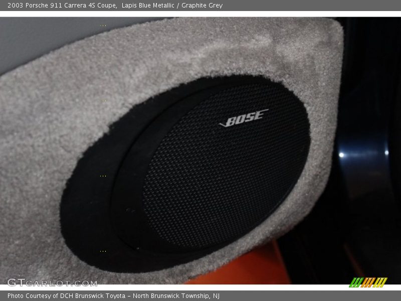 Lapis Blue Metallic / Graphite Grey 2003 Porsche 911 Carrera 4S Coupe