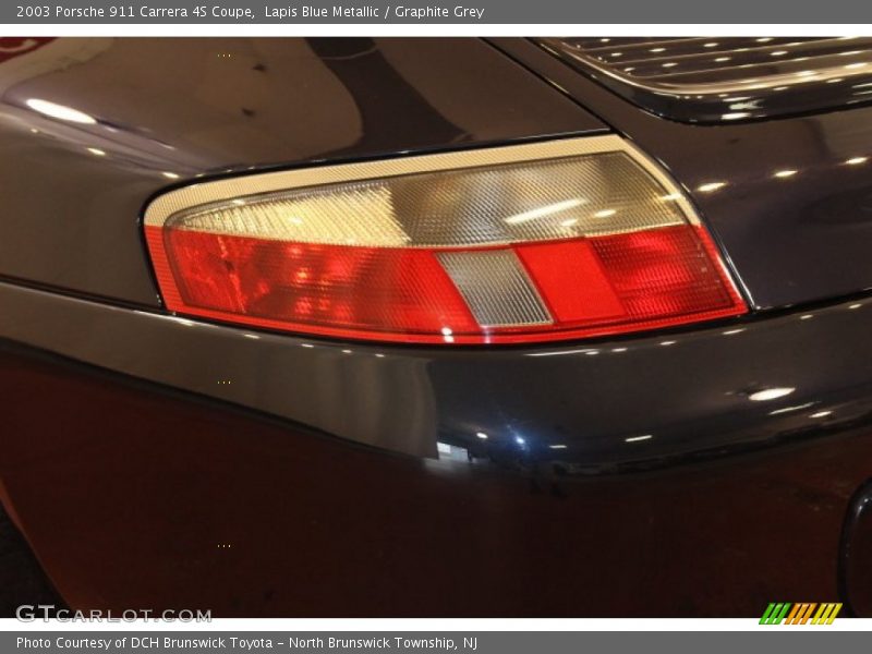 Lapis Blue Metallic / Graphite Grey 2003 Porsche 911 Carrera 4S Coupe