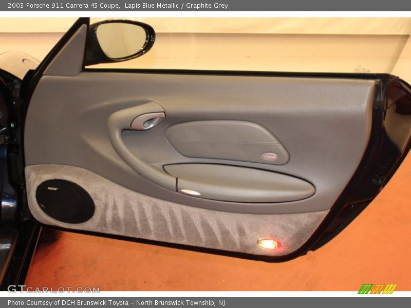 Lapis Blue Metallic / Graphite Grey 2003 Porsche 911 Carrera 4S Coupe