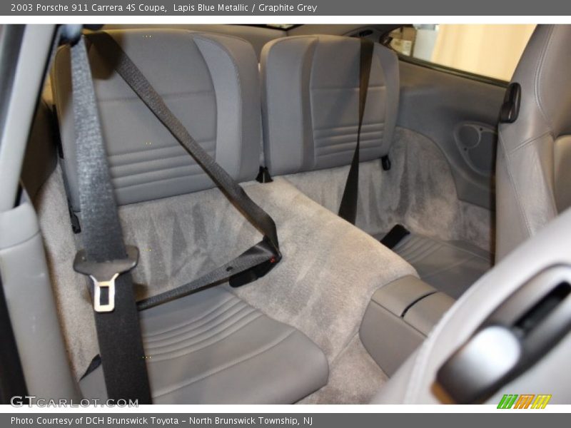 Lapis Blue Metallic / Graphite Grey 2003 Porsche 911 Carrera 4S Coupe