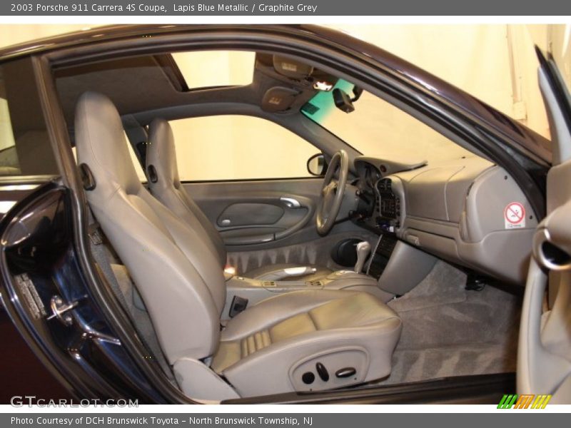 Lapis Blue Metallic / Graphite Grey 2003 Porsche 911 Carrera 4S Coupe