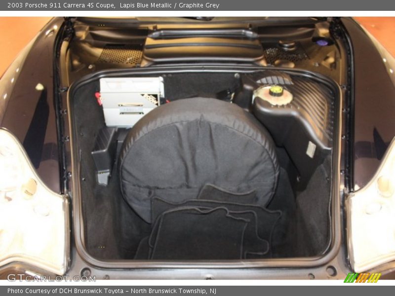 Lapis Blue Metallic / Graphite Grey 2003 Porsche 911 Carrera 4S Coupe