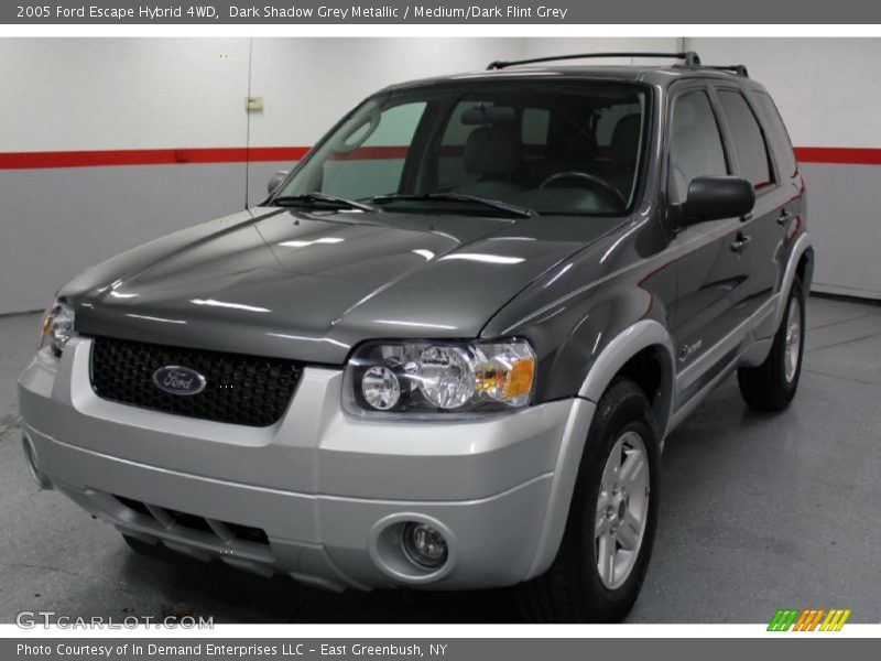 Dark Shadow Grey Metallic / Medium/Dark Flint Grey 2005 Ford Escape Hybrid 4WD