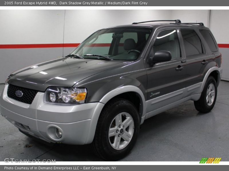 Dark Shadow Grey Metallic / Medium/Dark Flint Grey 2005 Ford Escape Hybrid 4WD